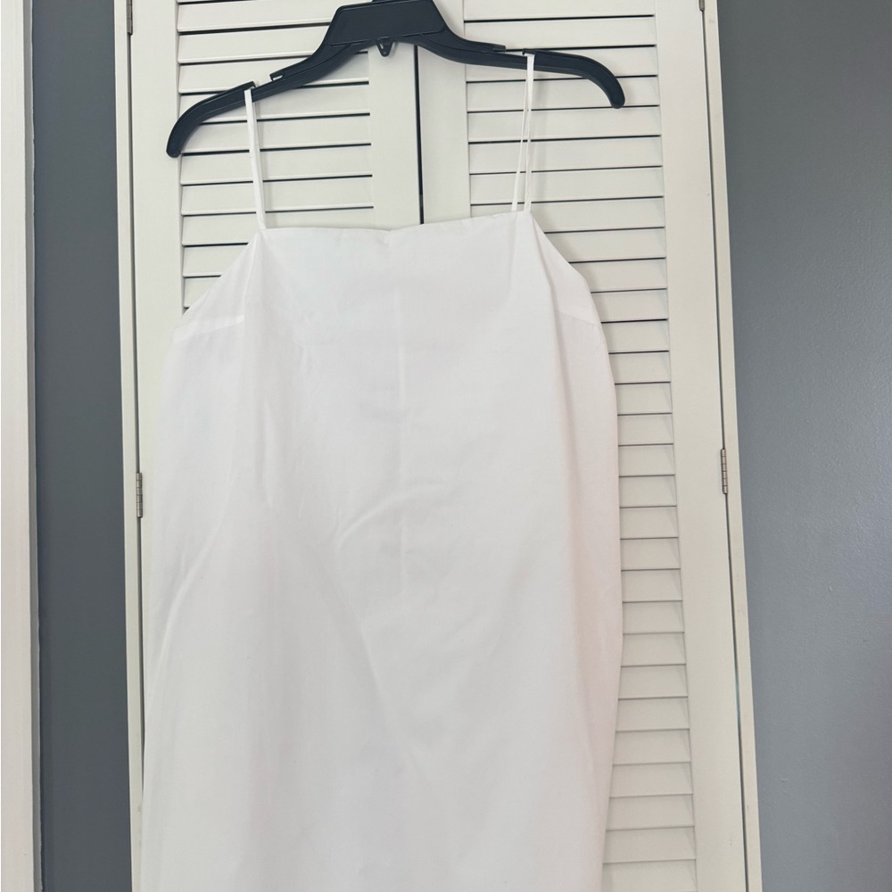 Zara White Sleeveless Dress